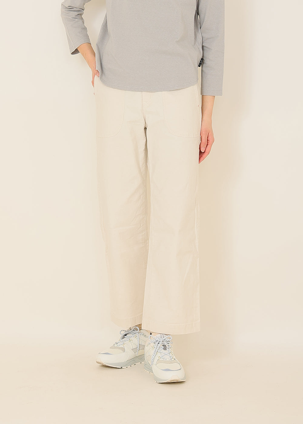 ムラサテン 10分丈パンツ│to touch