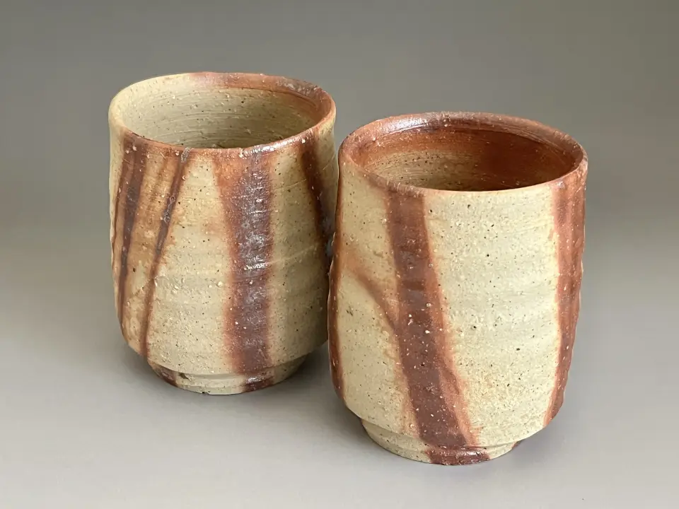 人間国宝 松井康成 萃瓷 練上茶碗 蕪絵 茶道具 二重箱 | 陶酔庵 -tousuian-