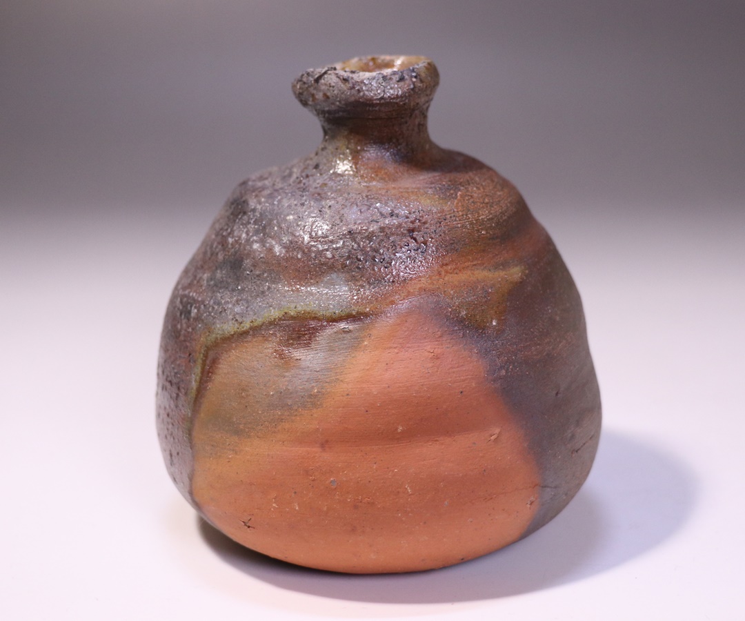 中村和樹 作 「備前窯変徳利」 ～備前焼専門卸小売店 川口陶楽苑～