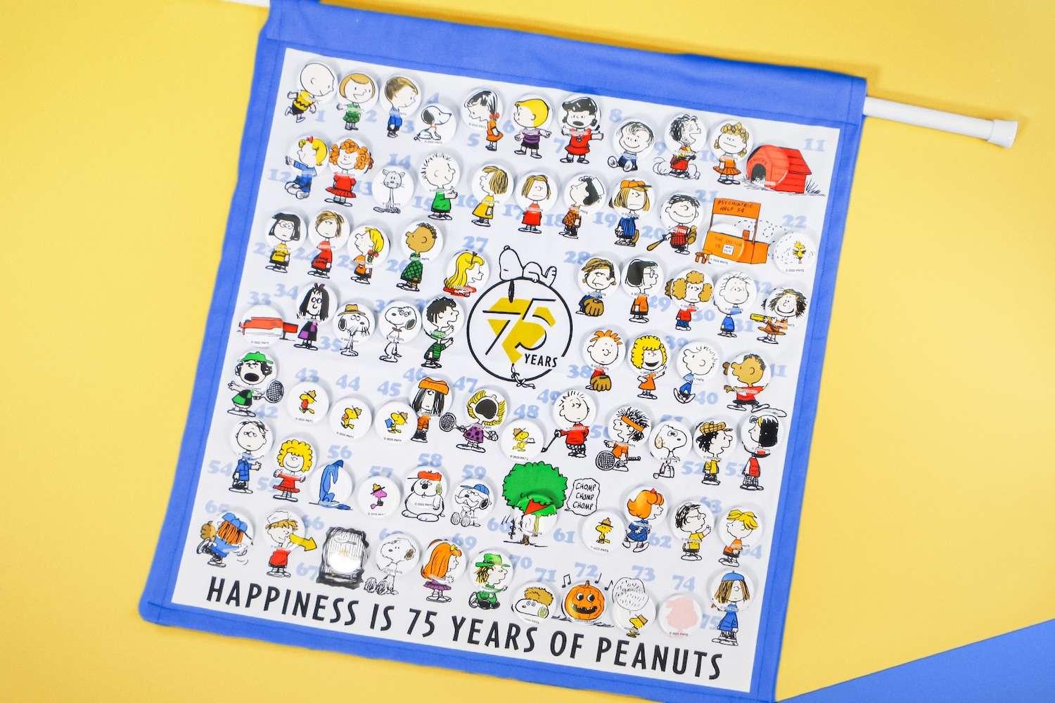 PEANUTS 75周年】スヌーピーたちが大集合！賑やかな新商品の予告です
