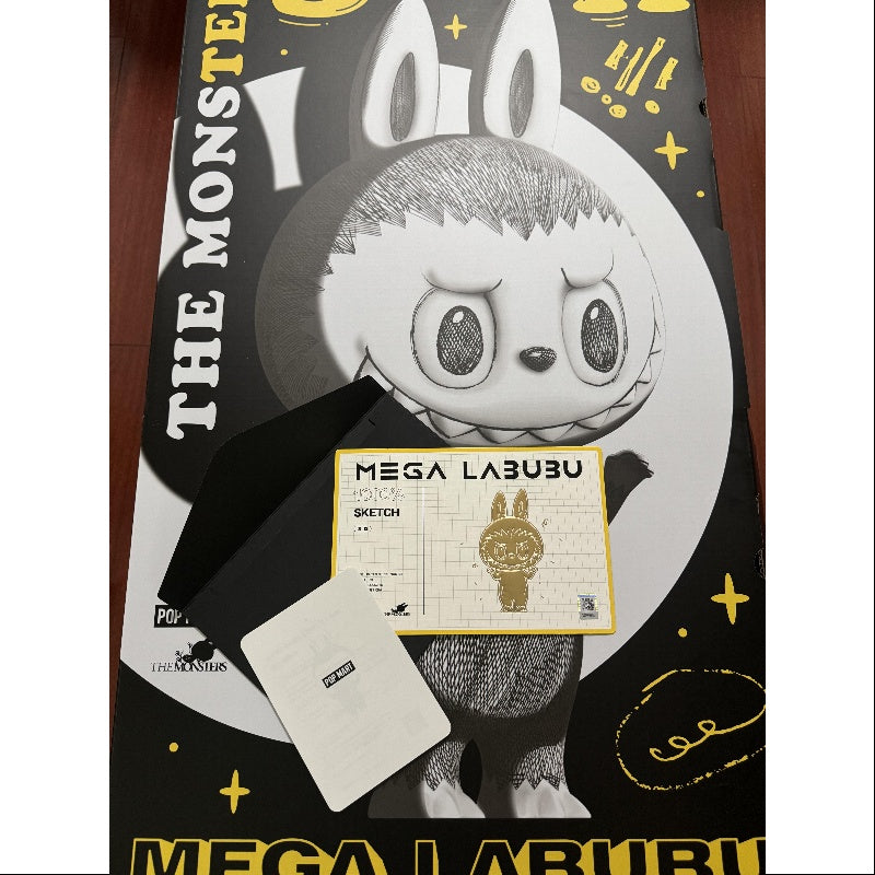 Labubu The Monsters MEGA Labubu 1000% Sketch 2024 LIMITED – TOYSEZ