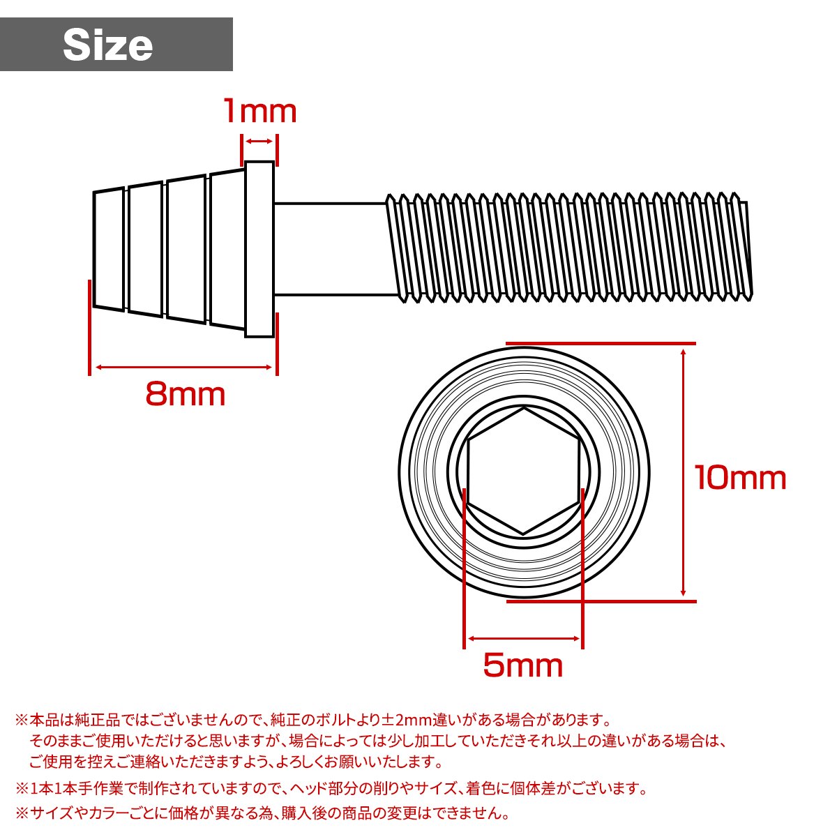 Ninja ZX-25R/4R エンジンカバー クランクケースカバー ボルトセット