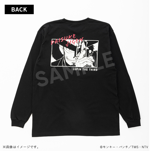 ルパン三世 長袖Tシャツ 次元 ブラック／Apparel Edition ルパン三世
