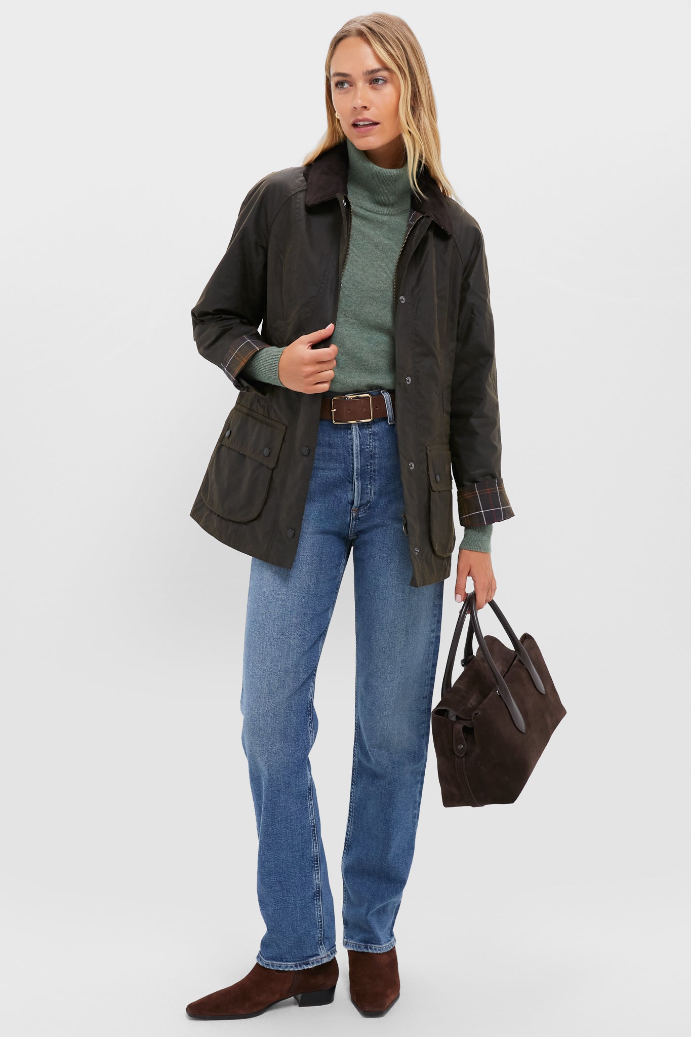 Classic Olive Beadnell Wax Jacket | Barbour