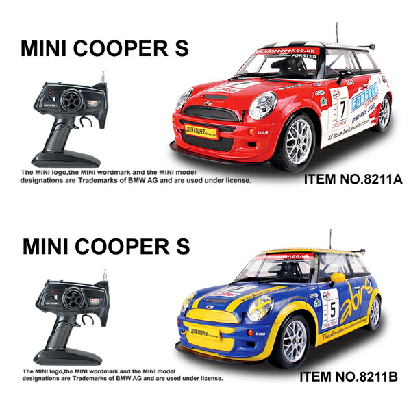 楽天市場】1/10チャージ式ラジコン ミニクーパーS レーシングモデル 2
