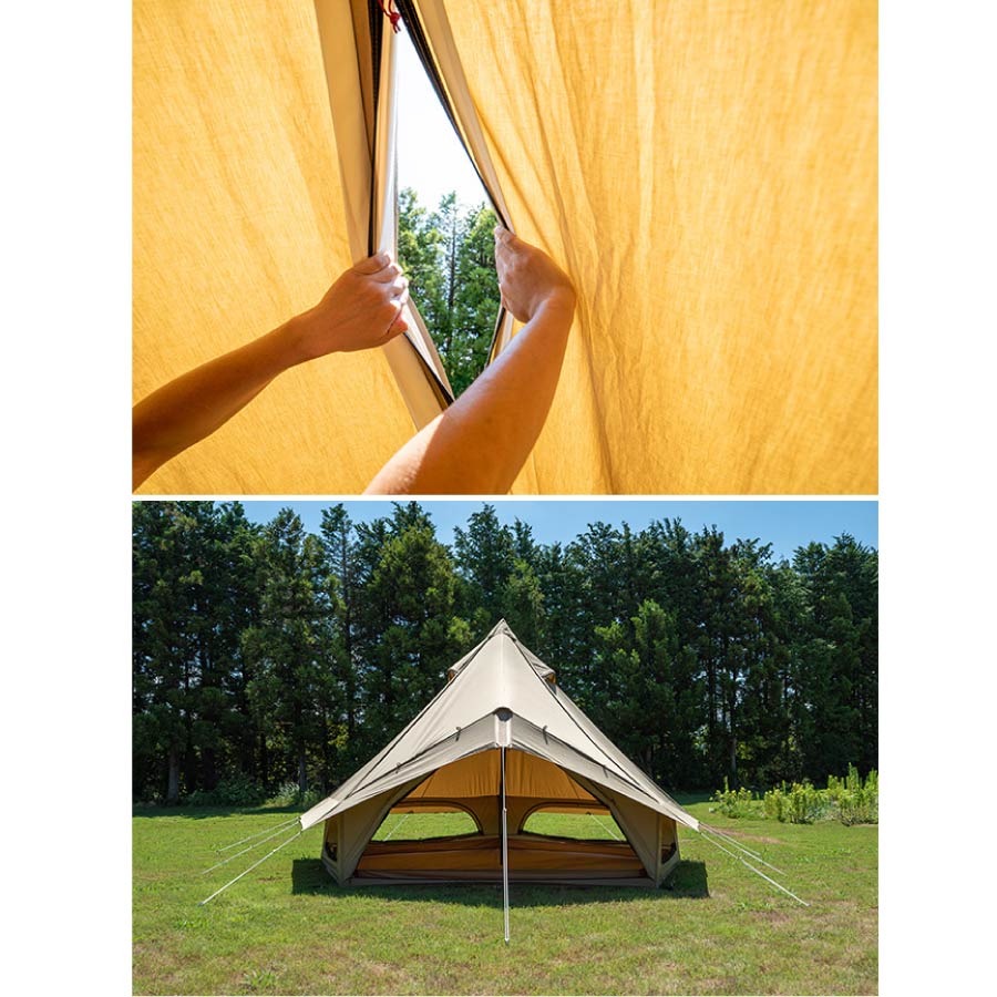 楽天市場】オガワ ogawa グロッケ12T/C II 2729 [テント 6人