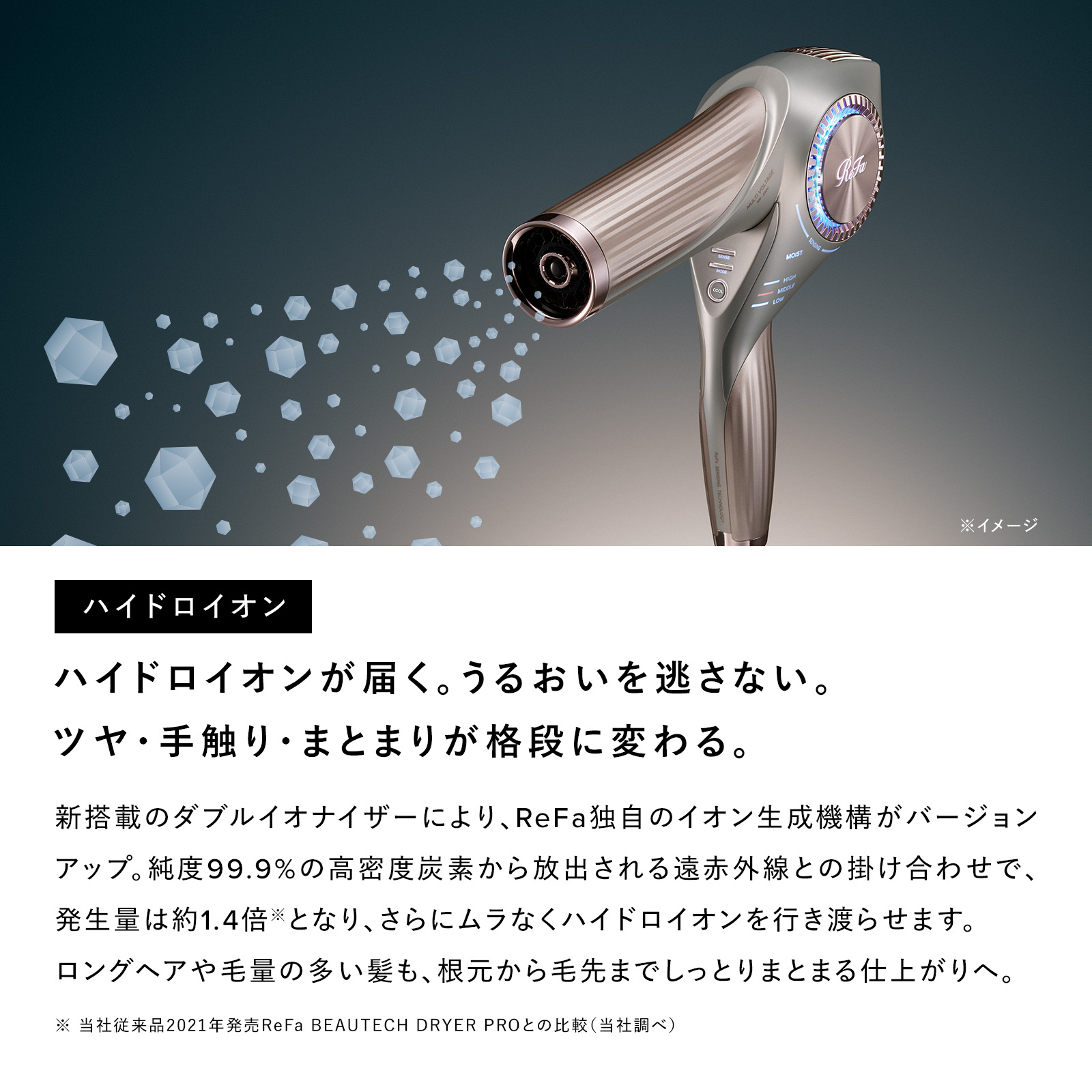 楽天市場】【ReFa公式店 新商品】リファビューテック ドライヤー BX W