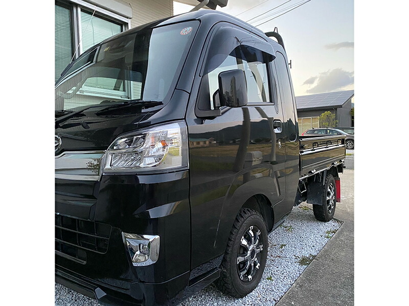 楽天市場】ハイゼットS500P S510P ドアバイザー ビッグ ワイドバイザー