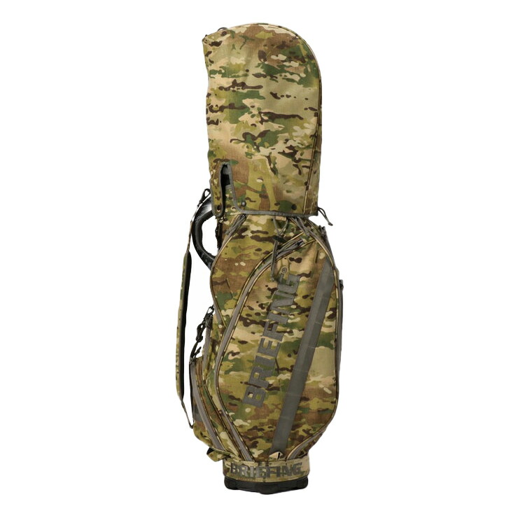 か*け様 BRIEFING 迷彩柄 ラウンドバッグ か*け様 BRIEFING 迷彩柄