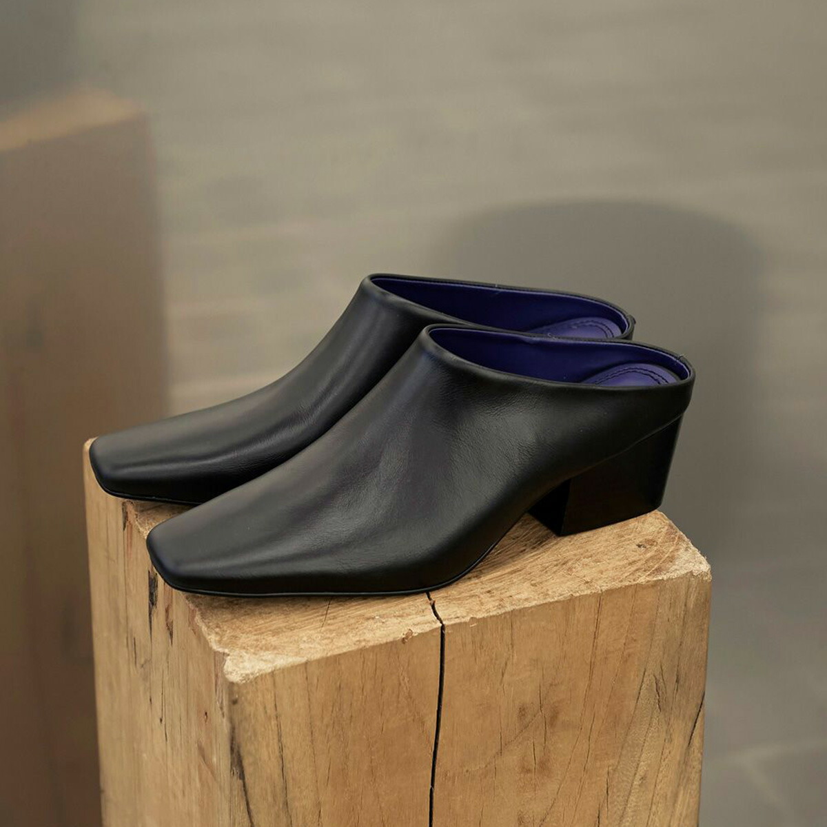 楽天市場】TODAYFUL トゥデイフル Squaretoe Leather Sabot スクエア