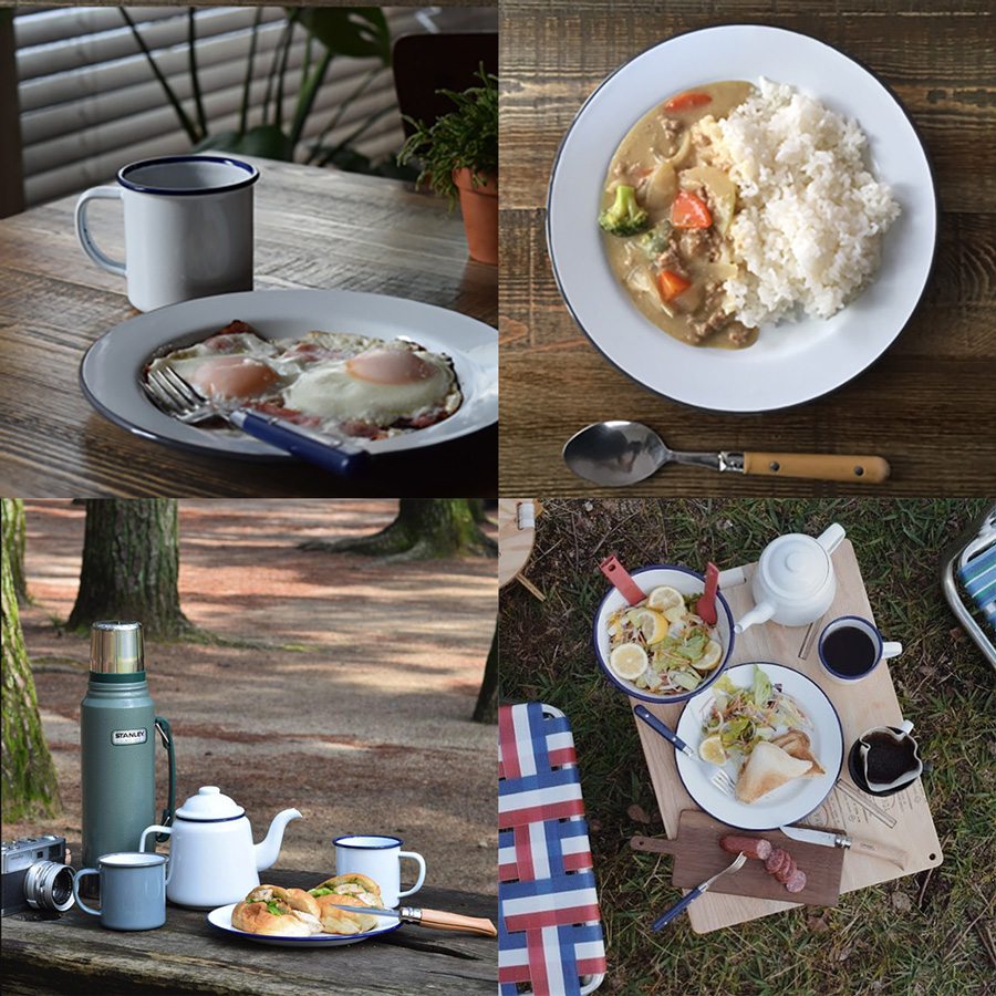 楽天市場】FALCON ファルコン ホーロー PLATE SET プレートセット 4枚