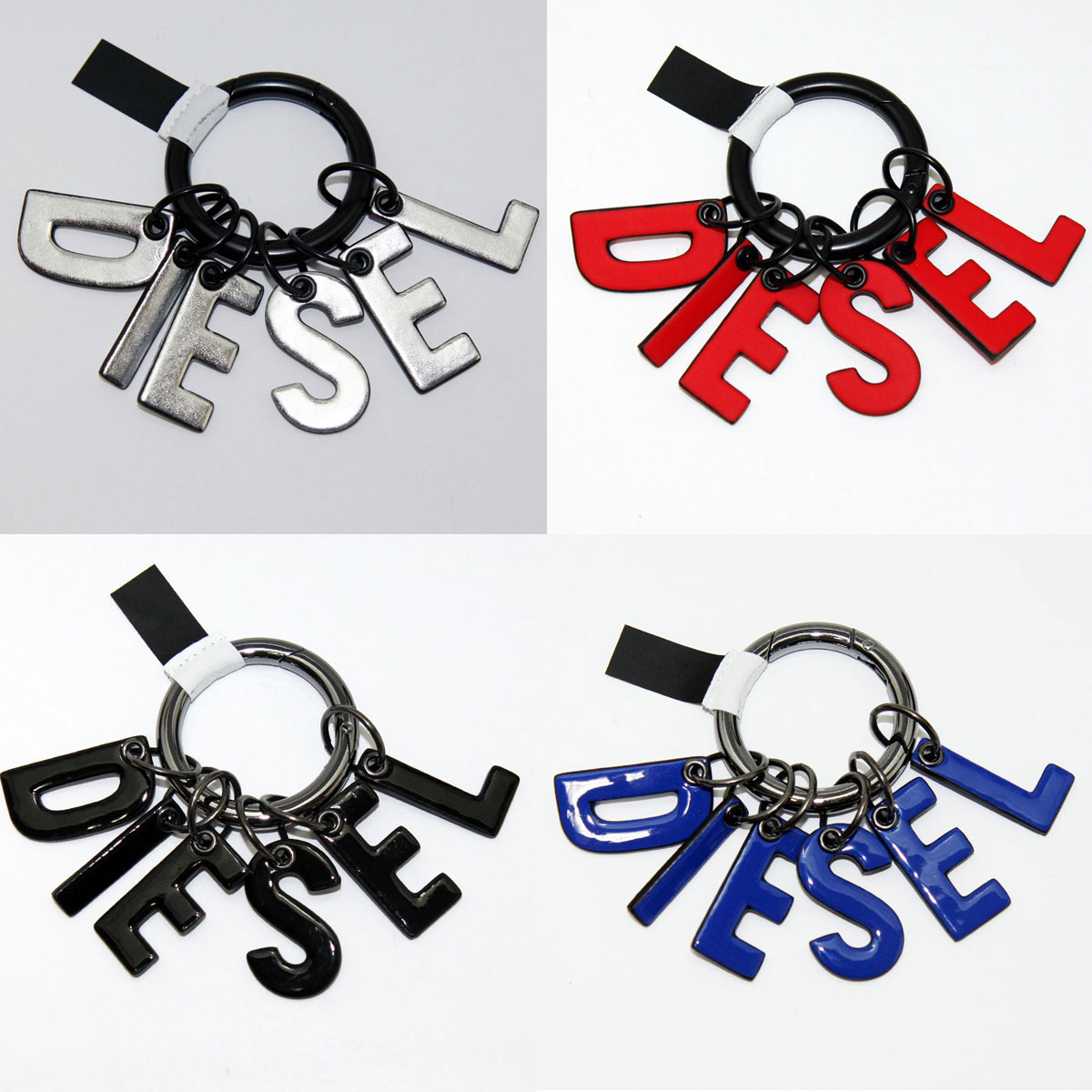 楽天市場】【送料無料】DIESEL ディーゼル キーリング キーホルダー