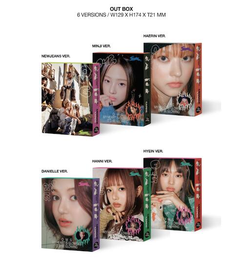 楽天市場】NewJeans OMG Message Card ver 1st Single CD 韓国盤 公式