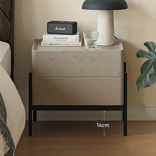 楽天市場】ナイトテーブル おしゃれ サイドチェスト 北欧 サイド