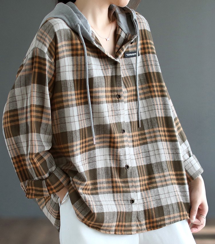 楽天市場】送料無料 チェックシャツ レディース トップス ネルシャツ