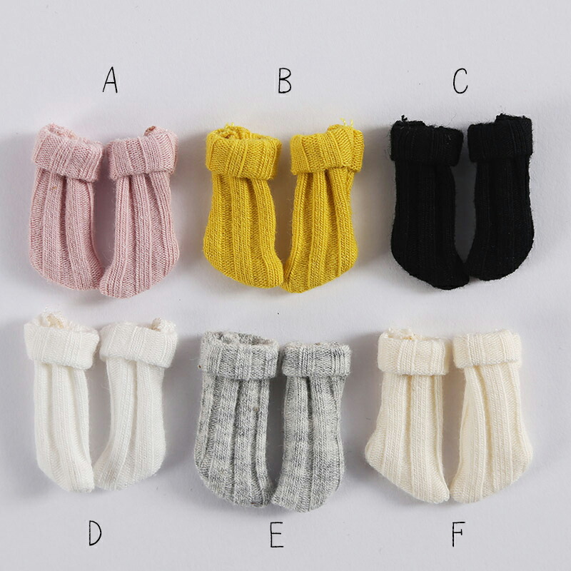 楽天市場】全6色 ドール用 1／6 靴下 ブライス blythe 人形 ソックス