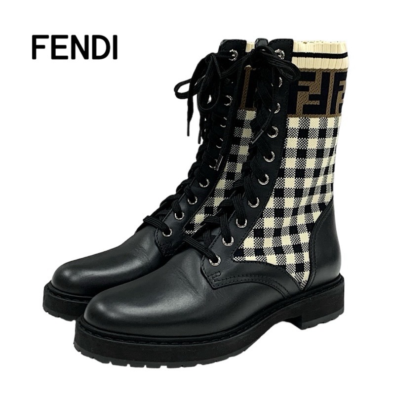楽天市場】フェンディ FENDI ロココ ブーツ ショートブーツ 靴