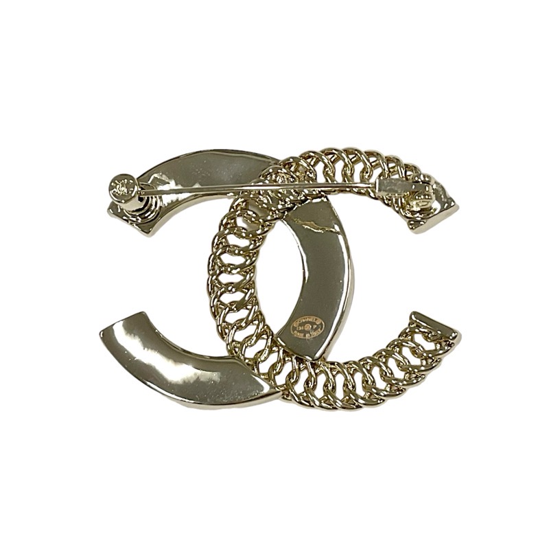 CHANELシャネル CCロゴ ブローチ・コサージュゴールド 【公式通販】