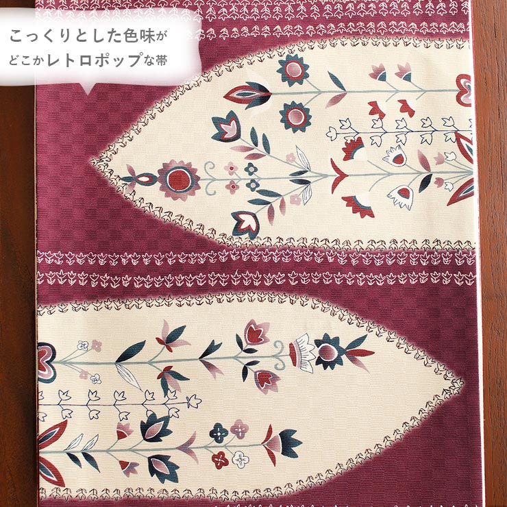 楽天市場】＼WeekendSale開催中!／[正絹 名古屋帯] 召しませ花 一重