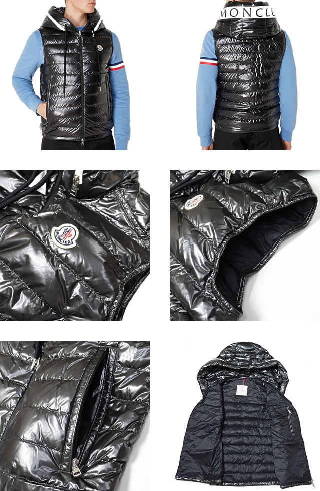 楽天市場】モンクレール MONCLER ダウン ダウンベスト メンズ ロゴ