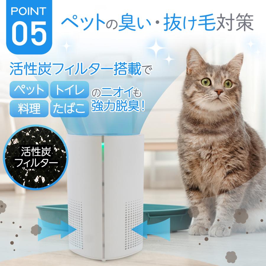 楽天市場】空気清浄機 小型 花粉症 除菌 消臭 省エネ 花粉対策 脱臭機