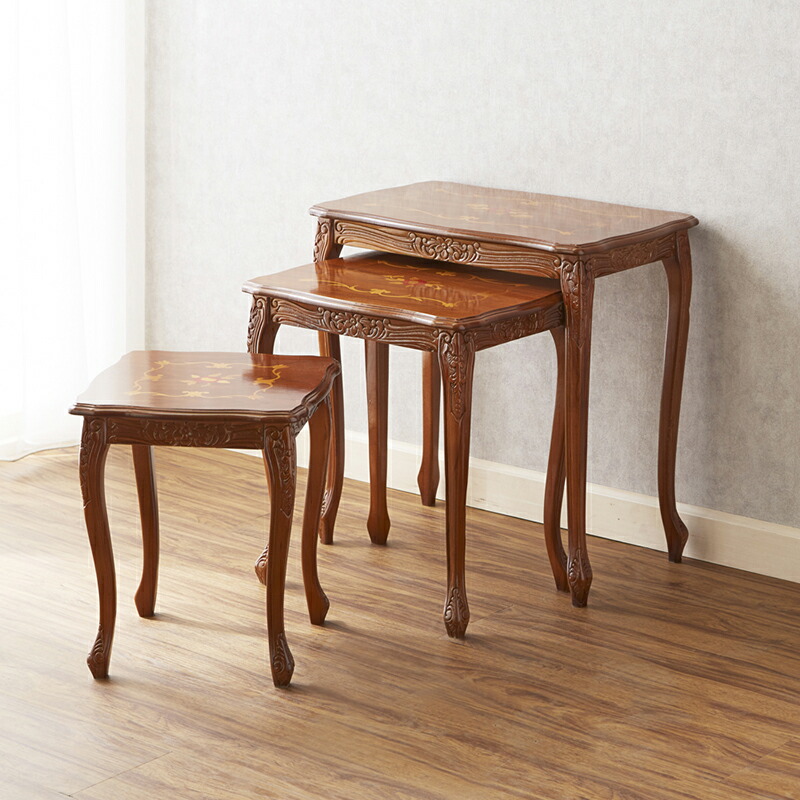 楽天市場】ネストテーブル 3台の通販