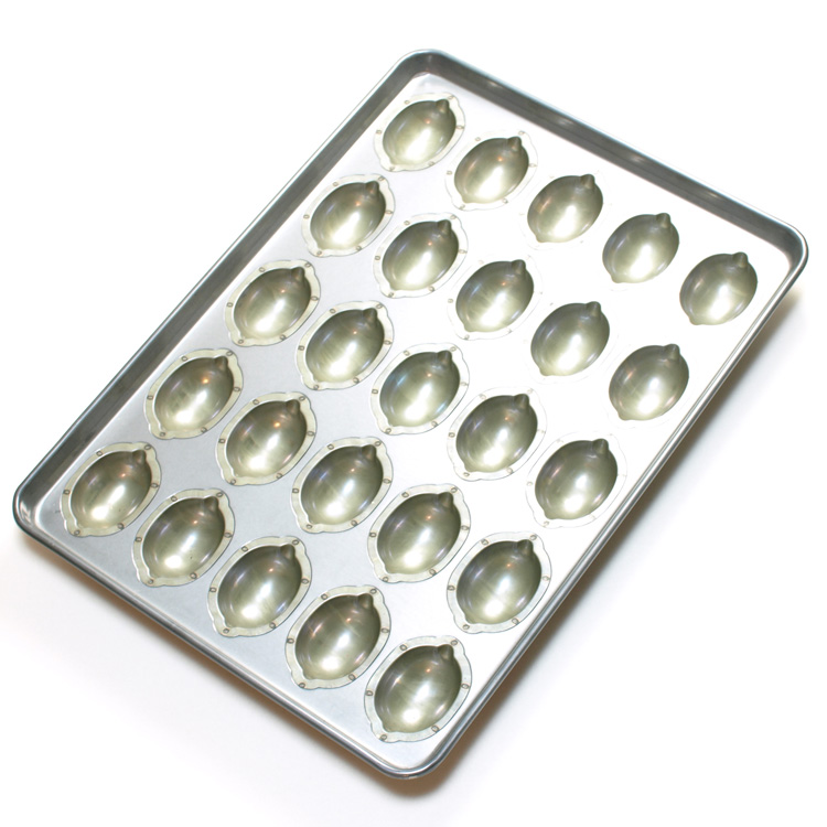 楽天市場】千代田金属 シリコン 加工 レモンケーキ 型 天板 25個付