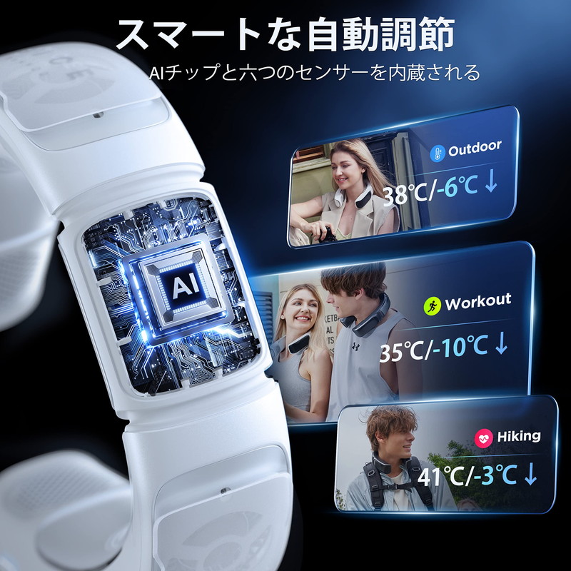 楽天市場】【次世代 AIネッククーラー】RANVOO AICE3 スマートクーラー