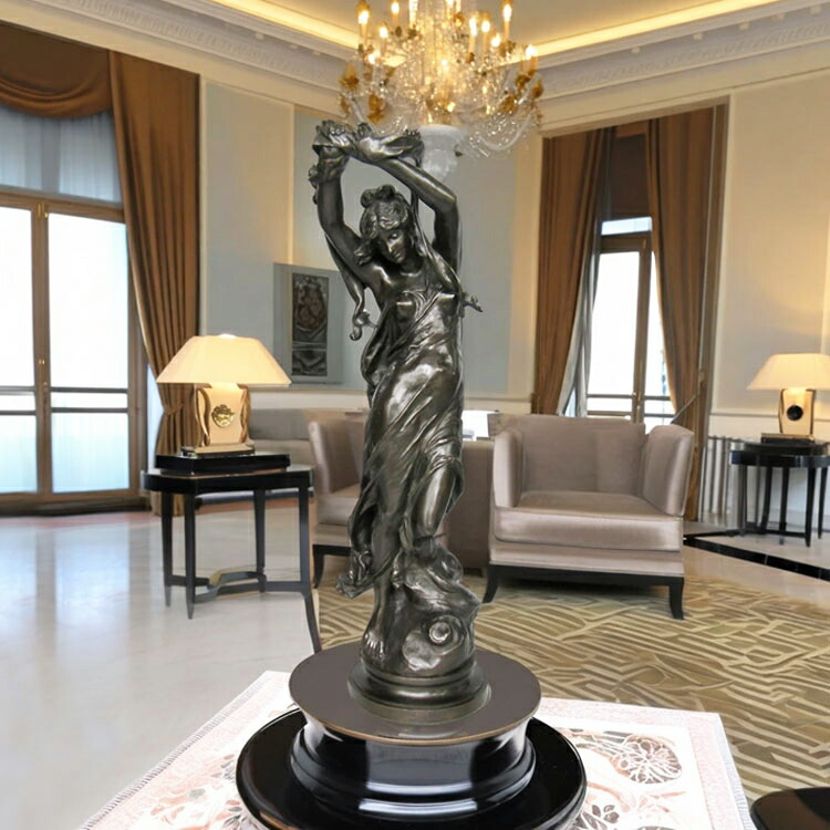 楽天市場】ブロンズ 女性像 H82cm 銅像 存在感のある ヴィーナス