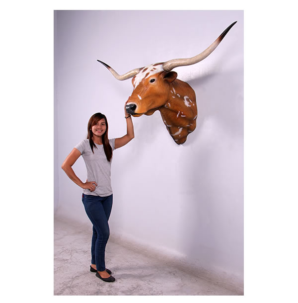 楽天市場】ロングホーン 頭部 Texas Long Horn 強化プラスチック（FRP