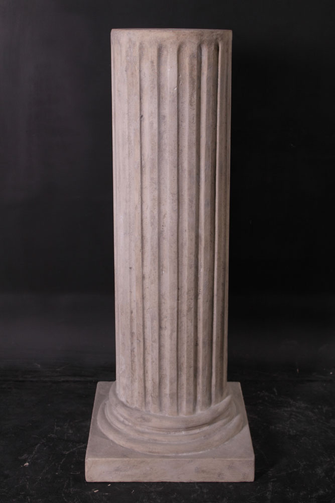 楽天市場】縦溝の円柱 ローマストーン仕上げ H110cm ラウンド 丸柱
