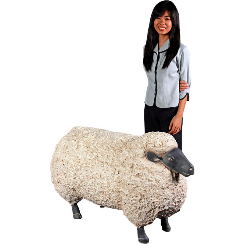 楽天市場】サフォーク種のモフモフしたヒツジ Sheep Jumbo 強化