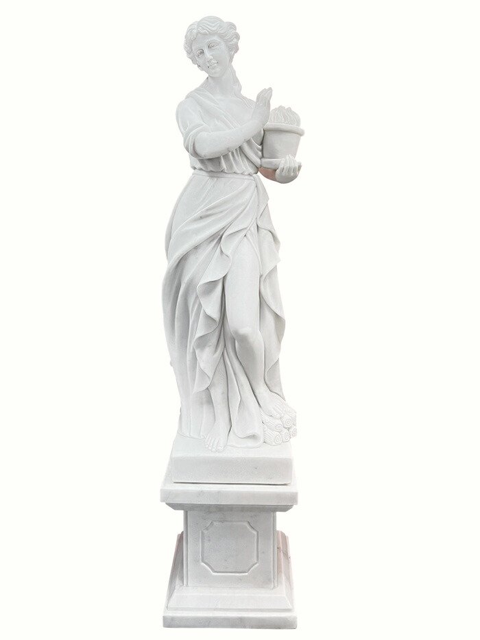 楽天市場】天然大理石彫刻 ぬくもりのヴィーナス (冬) 高さ160cm 石像