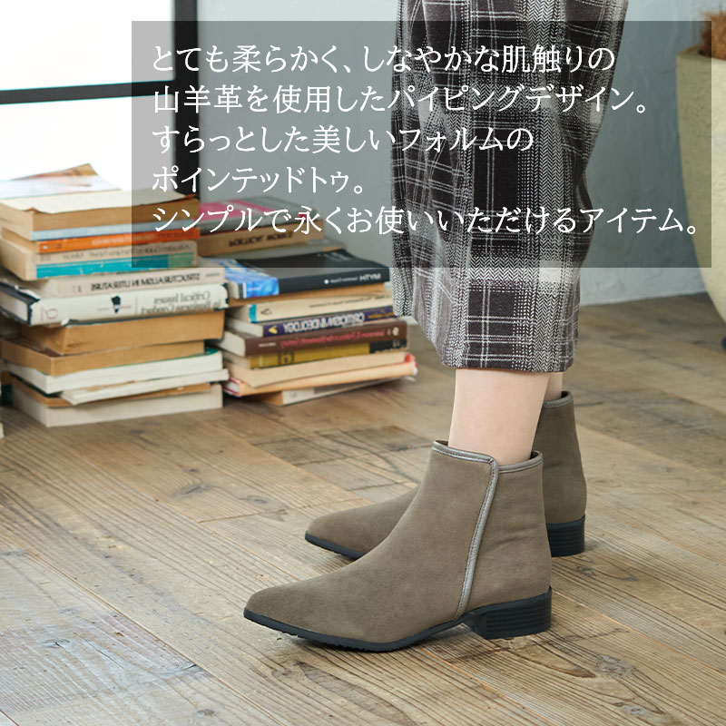 楽天市場】【Clearance!】山羊 本革 ALPHA CUBIC ショートブーツ 撥水