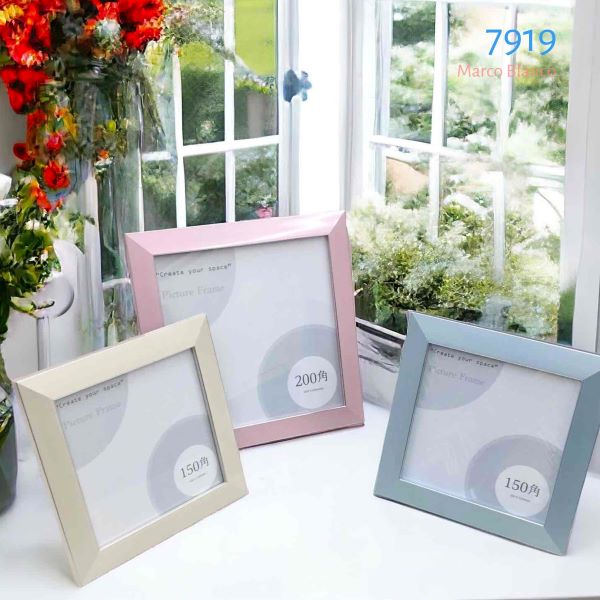 楽天市場】20×20cm角 正方形額縁 【7919】ガラス入り 3色