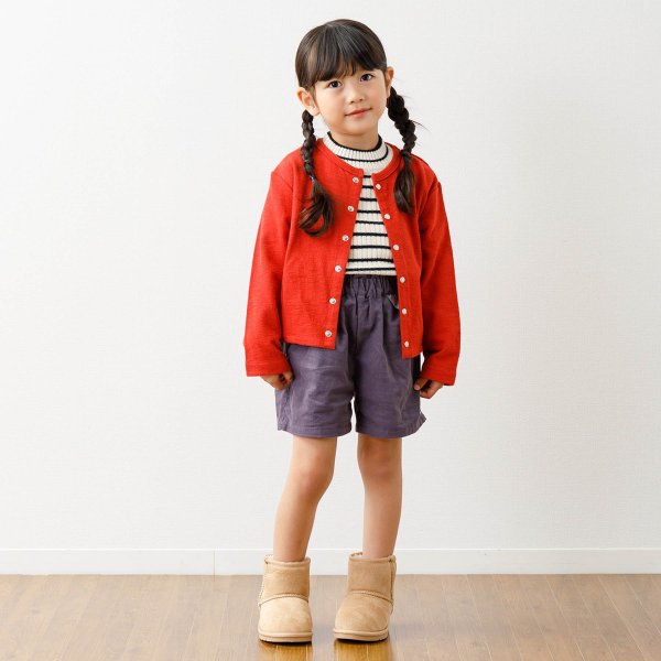 楽天市場】ショートボアブーツ[13.0-21.0cm] ムートンブーツ