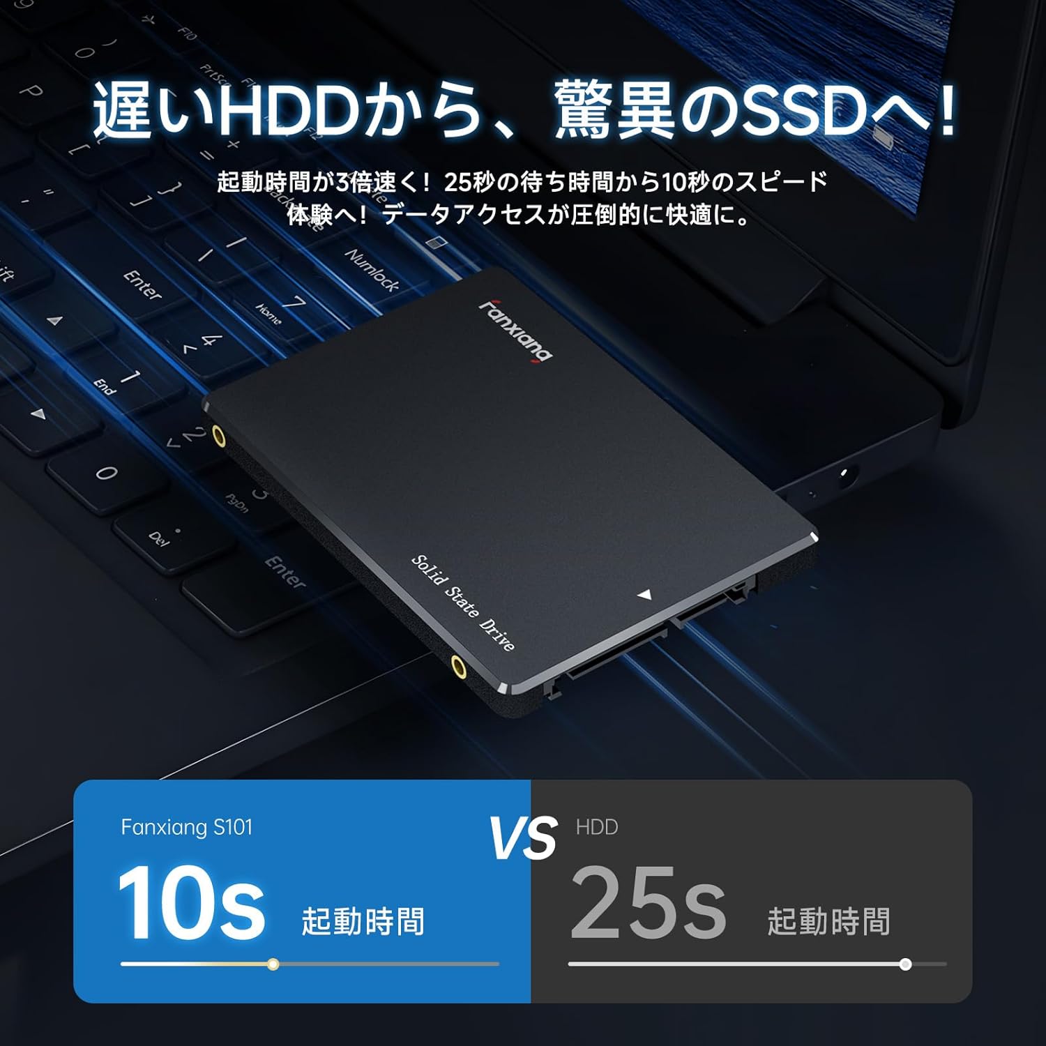 楽天市場】SSD 256GB 530MB/s【耐久性を誇る3D NAND TLC】 SATA 2.5