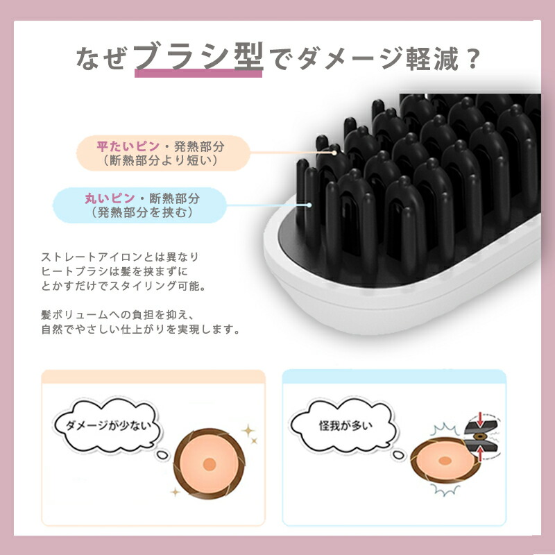 楽天市場】【月末セール☆クーポンで4,280円!】ヒートブラシ