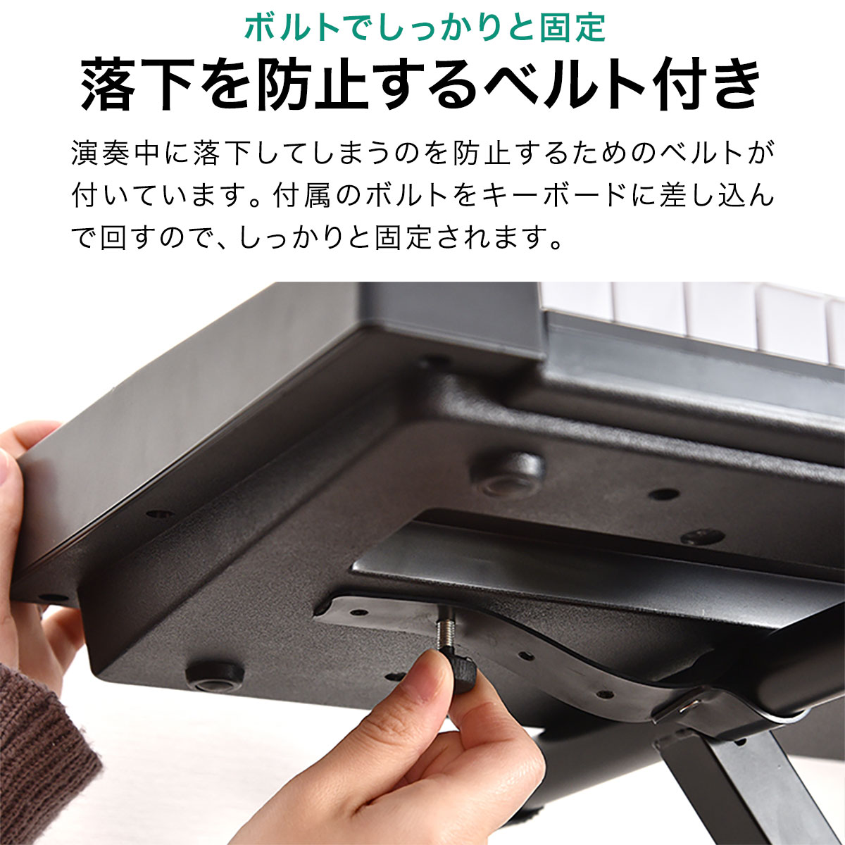 楽天市場】【楽天1位】RiZKiZ 電子キーボード 61鍵盤用 キーボード