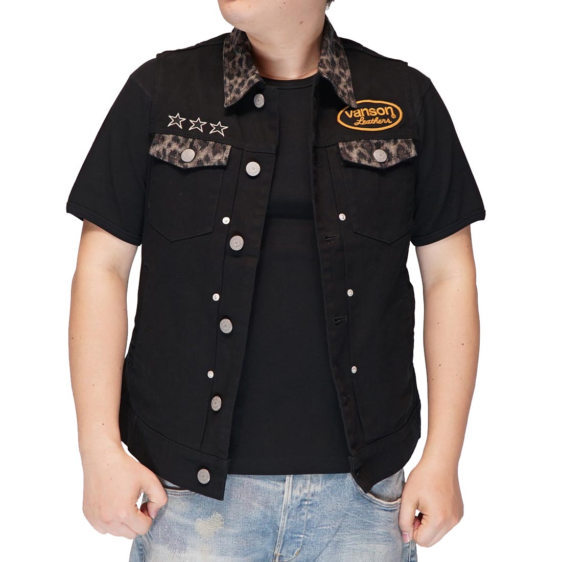 楽天市場】VANSON バンソン ベスト バイカー メンズ トップス ワン