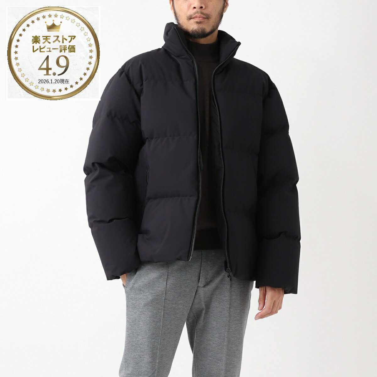 楽天市場】モンクレール MONCLER ダウンジャケット ブルー メンズ