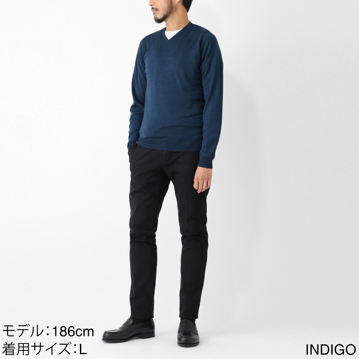 楽天市場】ジョンスメドレー JOHN SMEDLEY Vネック ニット メンズ