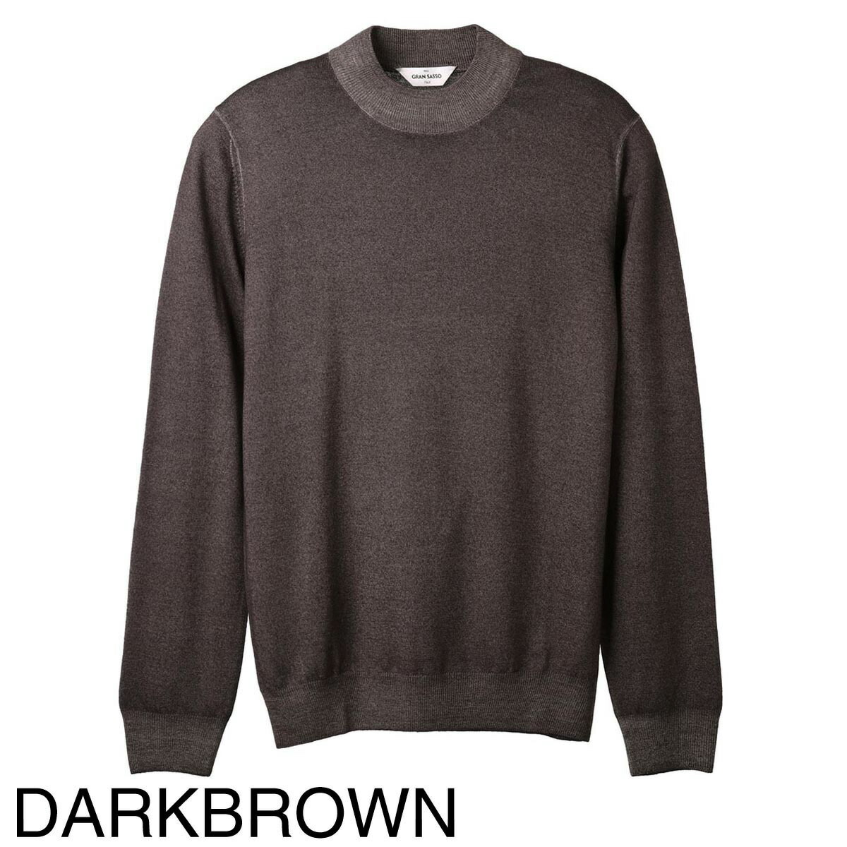 楽天市場】グランサッソ Gran Sasso モックネック ニット メンズ