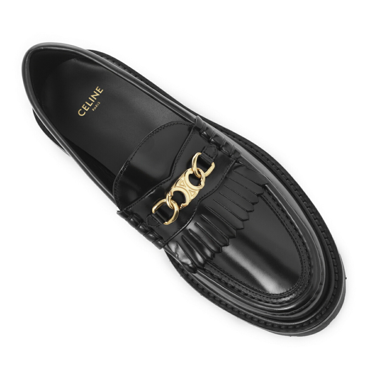 楽天市場】セリーヌ CELINE ローファー ブラック レディース 大きい