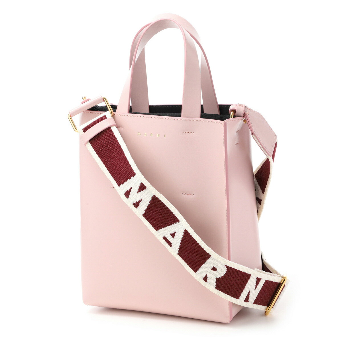 楽天市場】マルニ MARNI トートバッグ 2WAY ショルダーバッグ ピンク