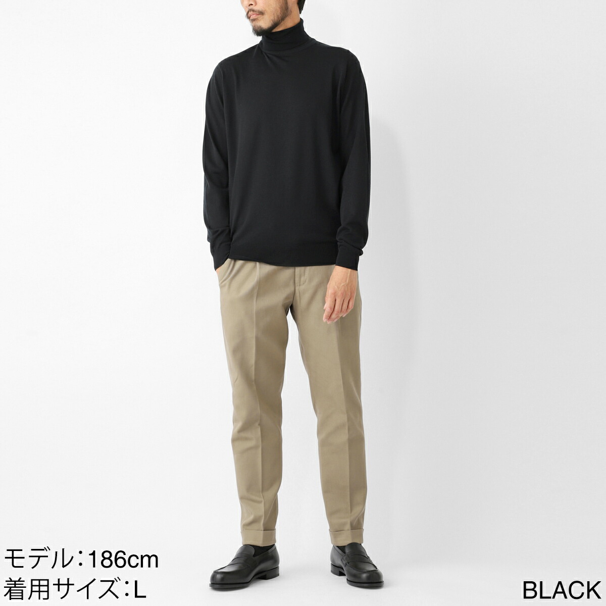 楽天市場】ジョンスメドレー JOHN SMEDLEY タートルネック ニット