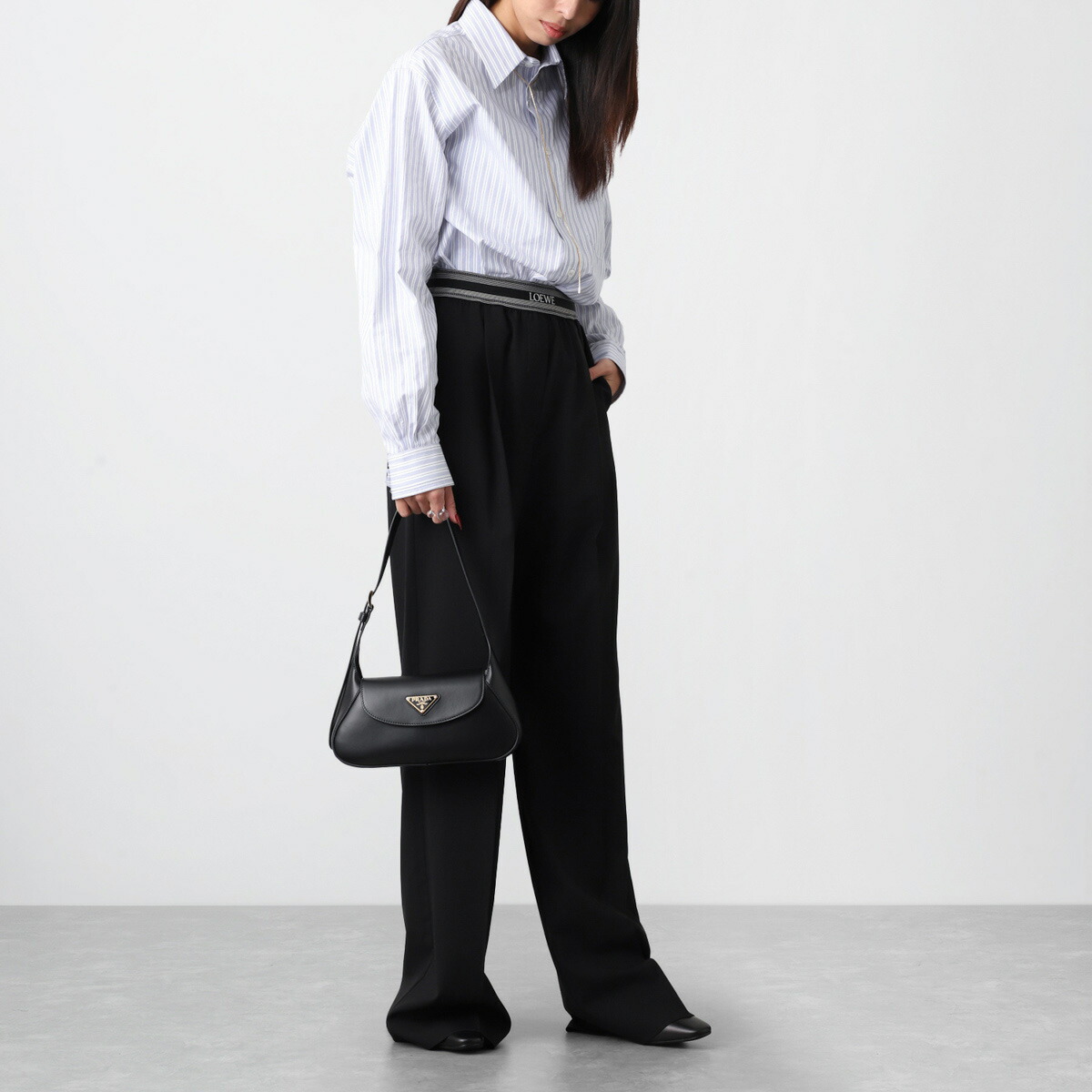 楽天市場】プラダ PRADA ショルダーバッグ 2WAY ハンドバッグ ブラック