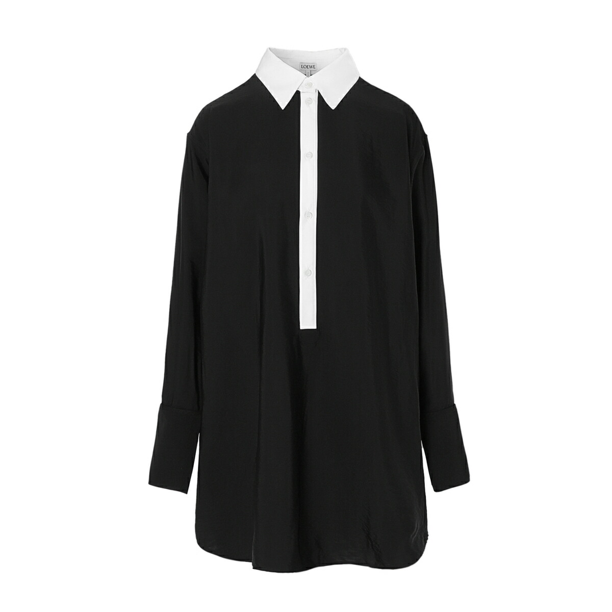 楽天市場】ロエベ LOEWE シャツドレス シャツワンピース ブラック