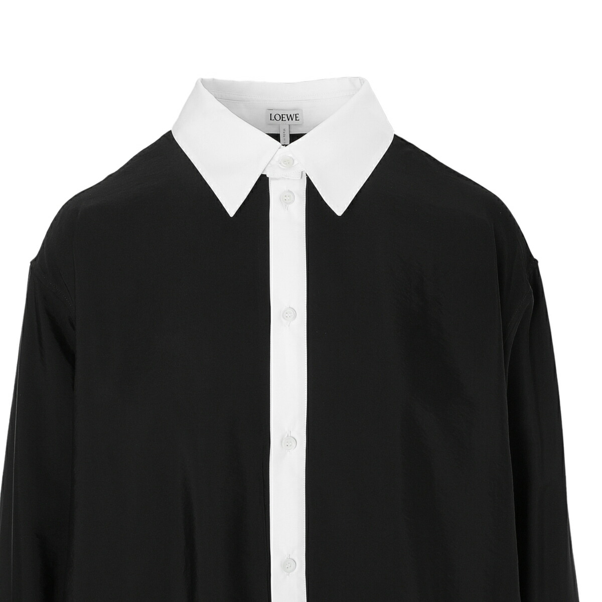 楽天市場】ロエベ LOEWE シャツドレス シャツワンピース ブラック