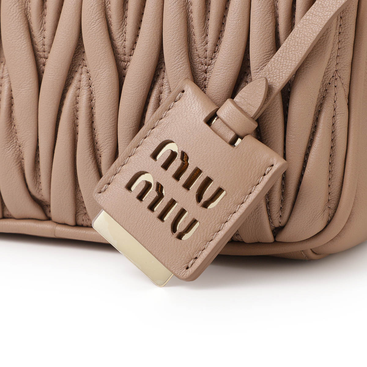 楽天市場】ミュウミュウ miu miu ショルダーバッグ ベージュ